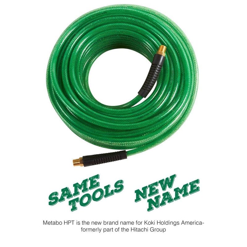 Metabo HPT Air Hose | 1/4-Inch x 100 Ft | Professional Grade Polyurethane | 300 PSI | 19413QPM, Green - Image 5